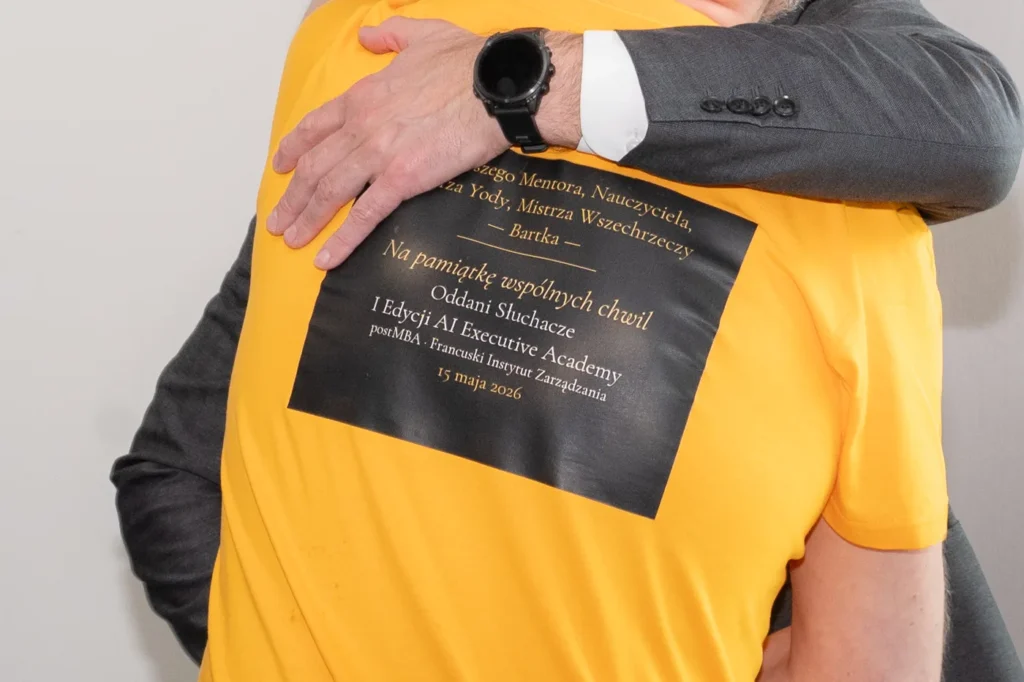 Pamiątka z AI Executive Academy