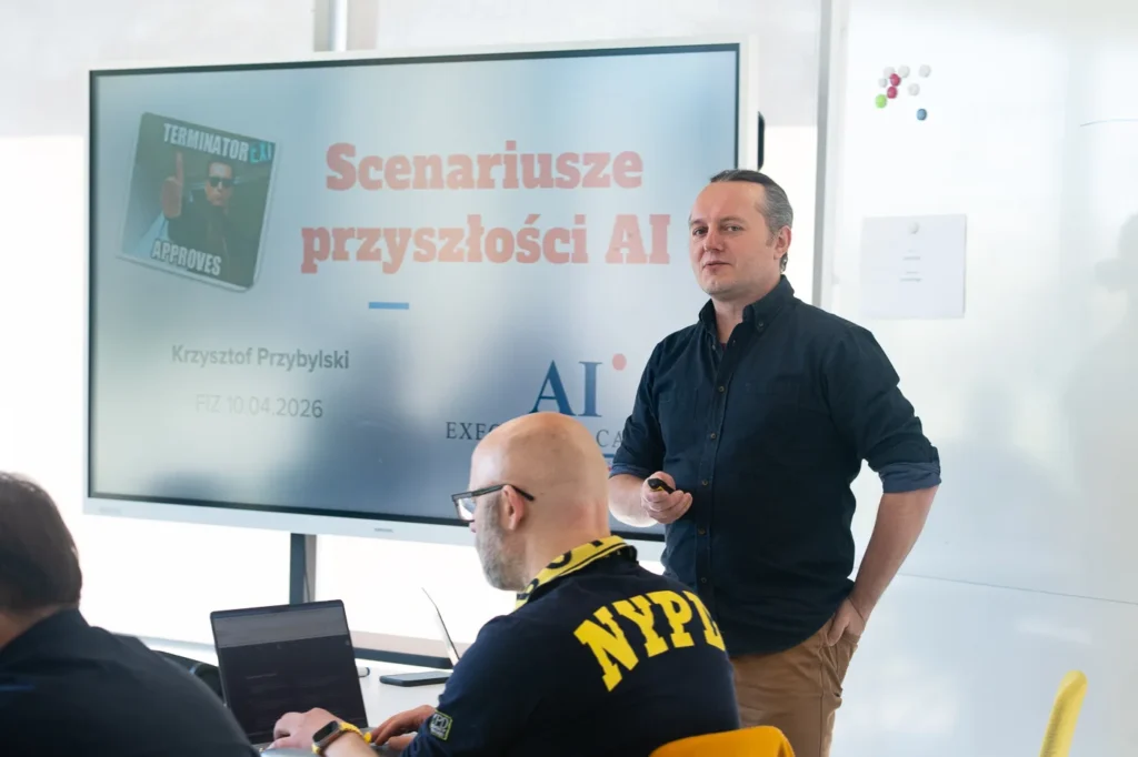 Zajęcia „Scenariusze przyszłości AI” w AI Executive Academy